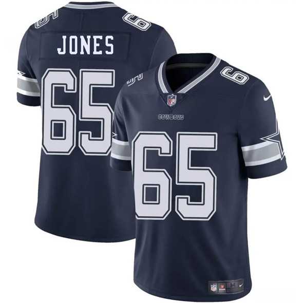 Men & Women & Youth Dallas Cowboys #65 Robert Jones Navy 2025 Vapor Untouchable Limited Stitched Jersey
